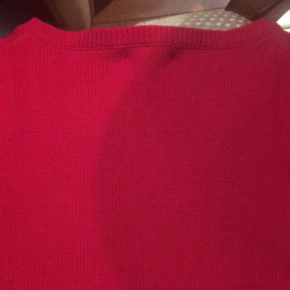 Lands end red sweater new wi/ tags Small - Picture 4 of 5